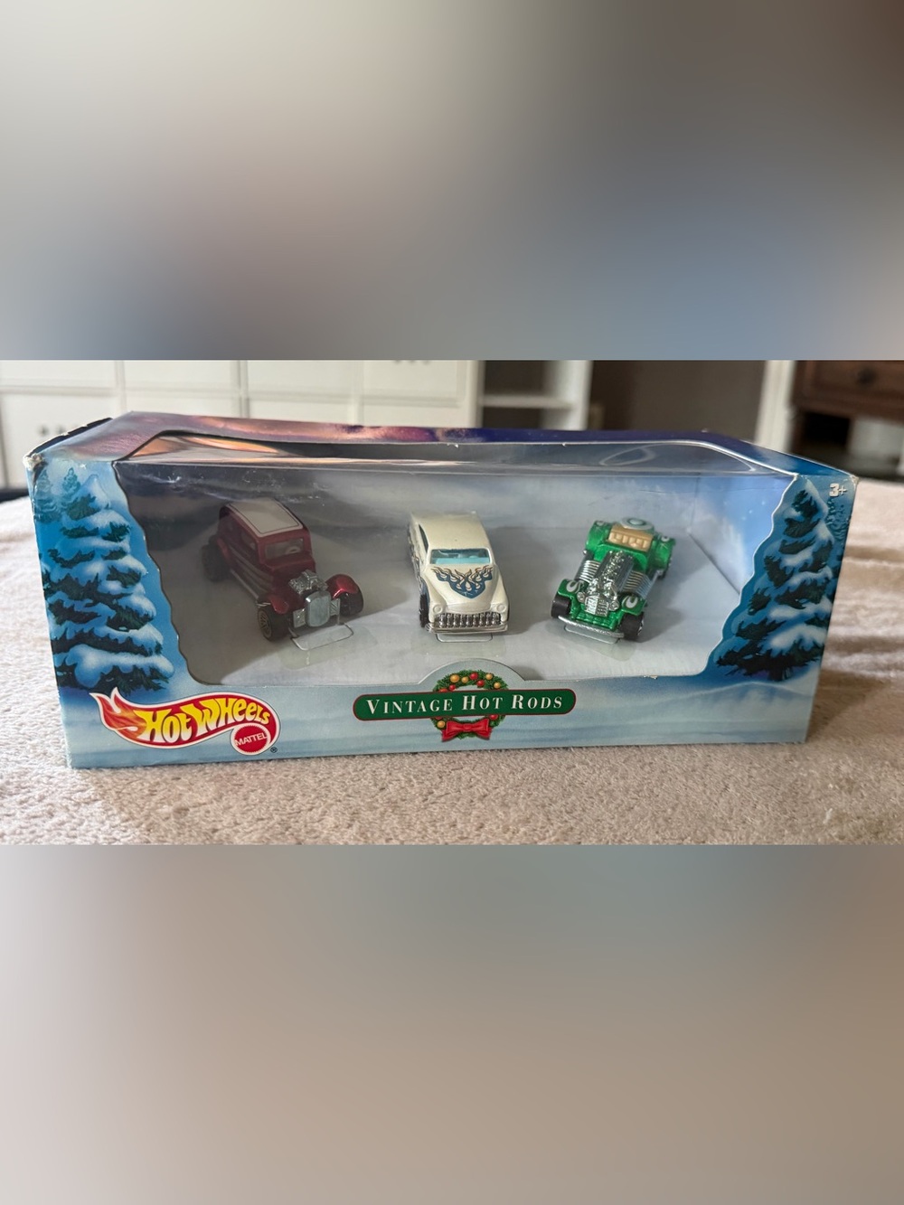2000 Hot Wheels Vintage Hot Rods Christmas Set